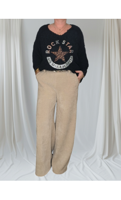 Pantalon velours large TU 36/44