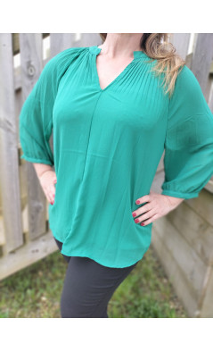 Blouse plissée